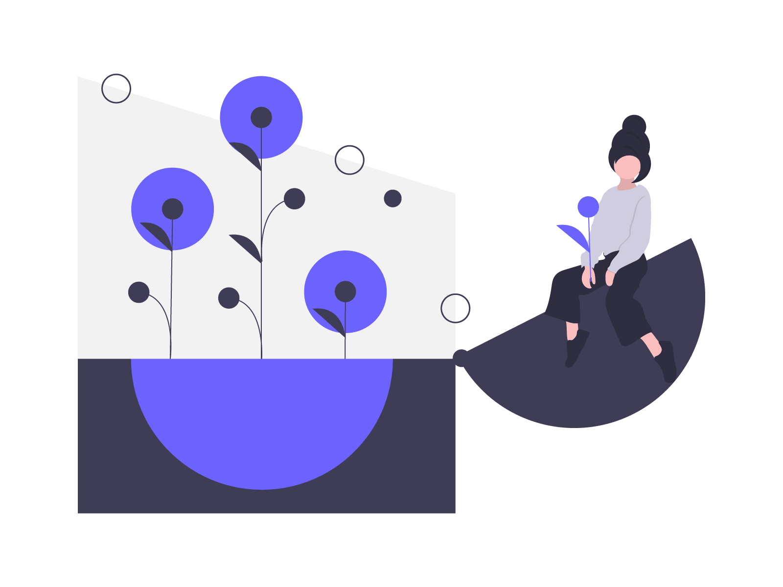 Spring Glory - Available on unDraw (Dribbble)