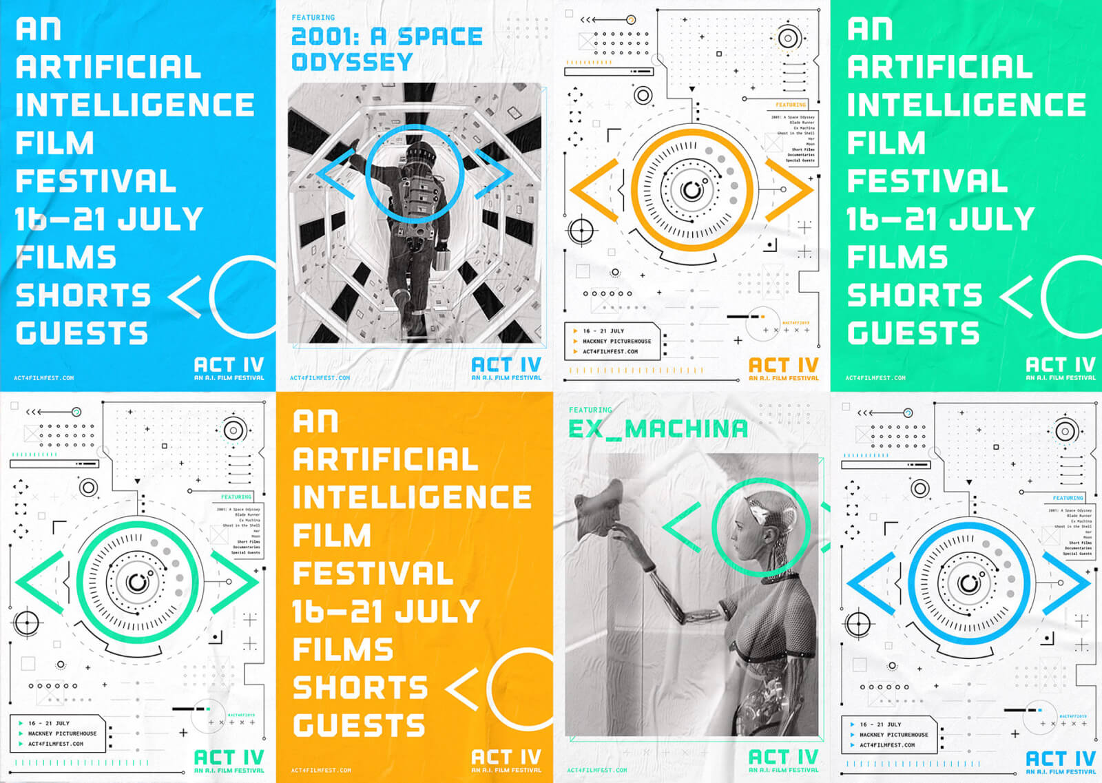 Posters for ACT IV: An A.I. Film Festival (Case)
