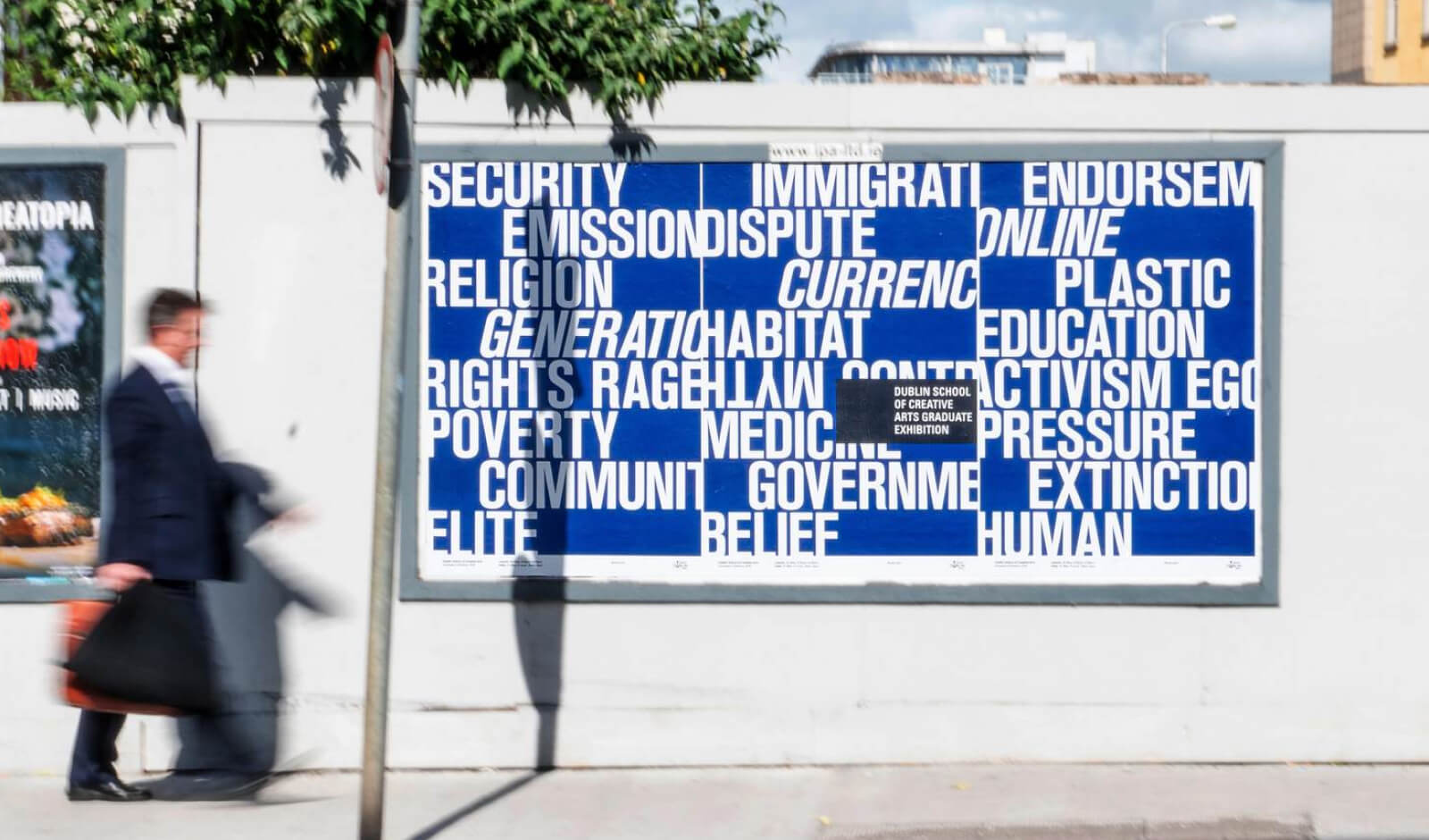 Dublin School of Creative Arts Graduate Exhibition Identity (Case)