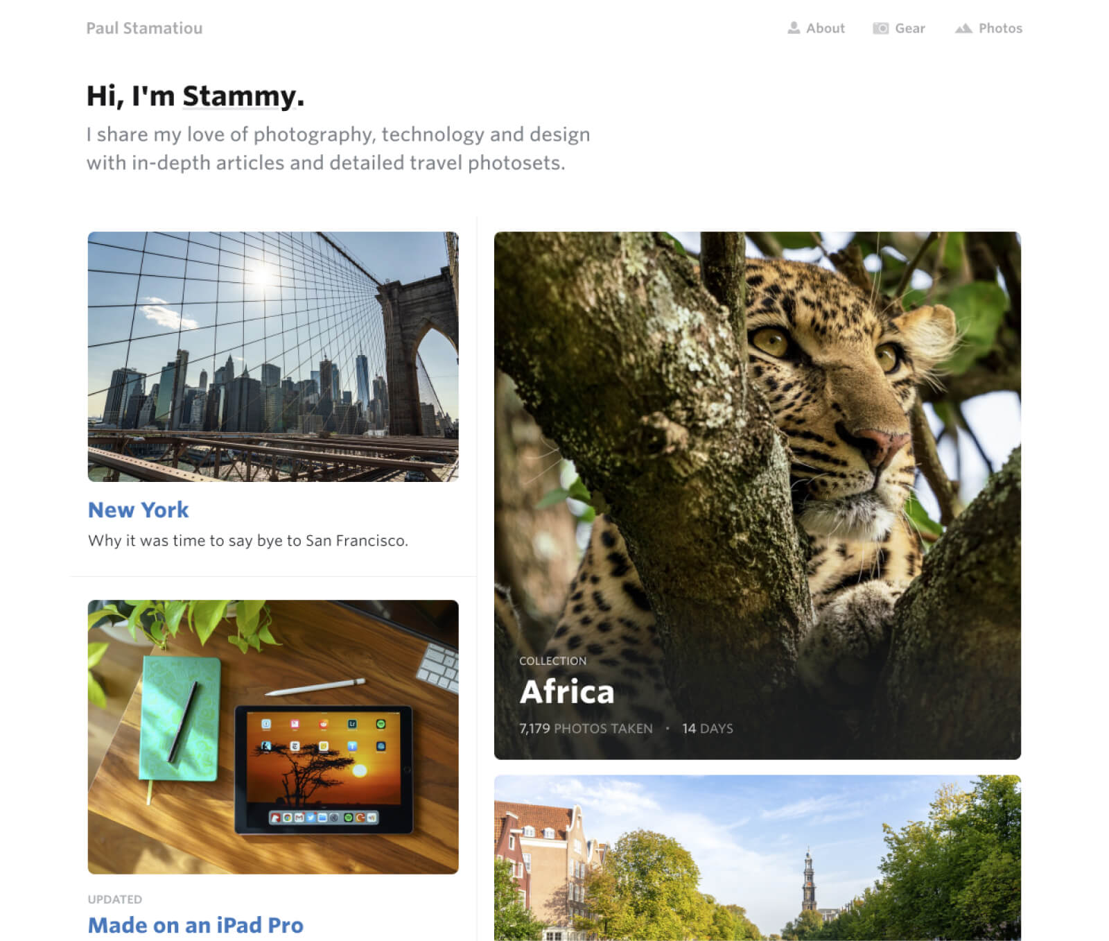 Paul Stamatiou's Blog Homepage