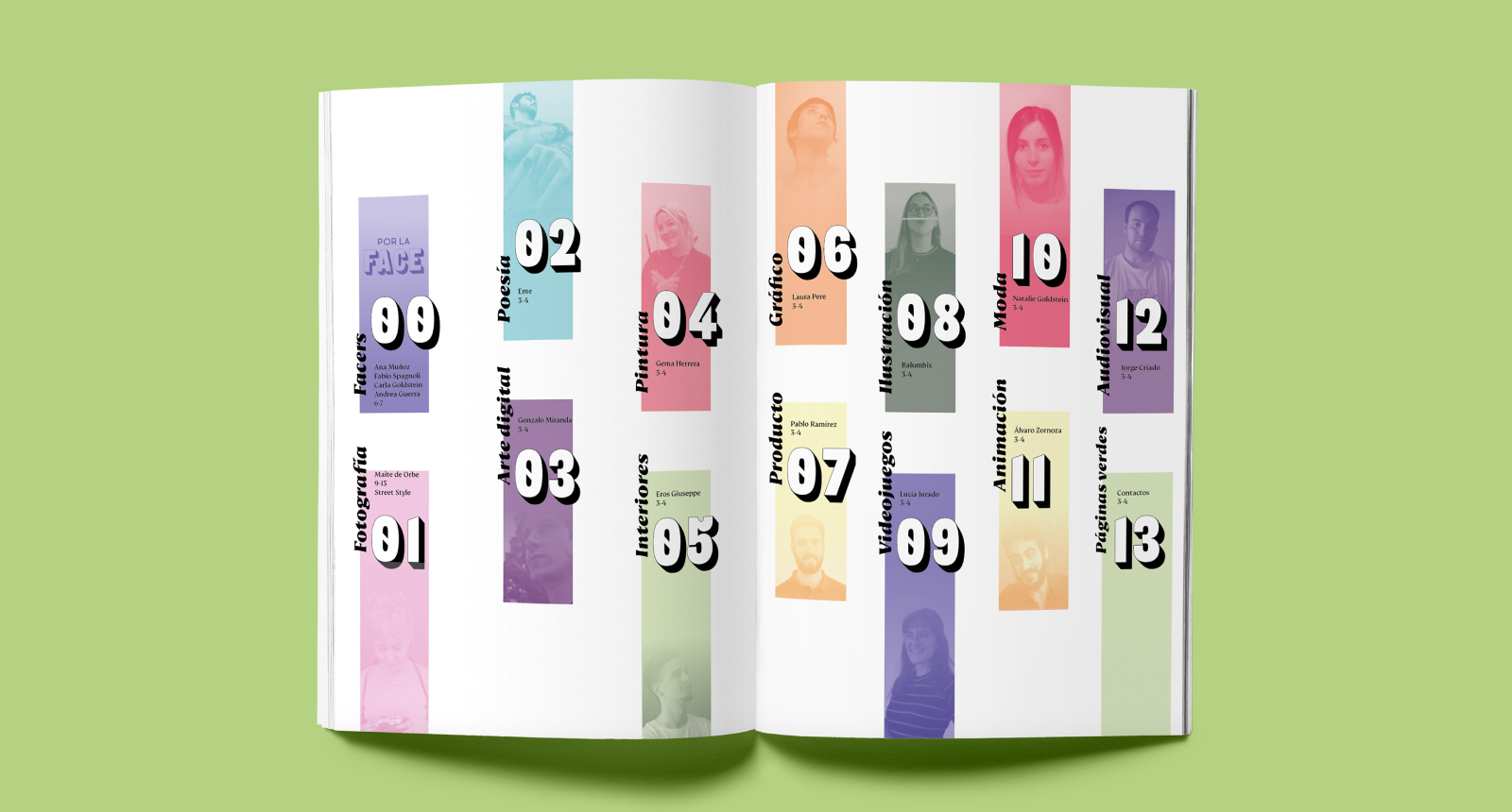 Por La Face - Editorial Design (Case)