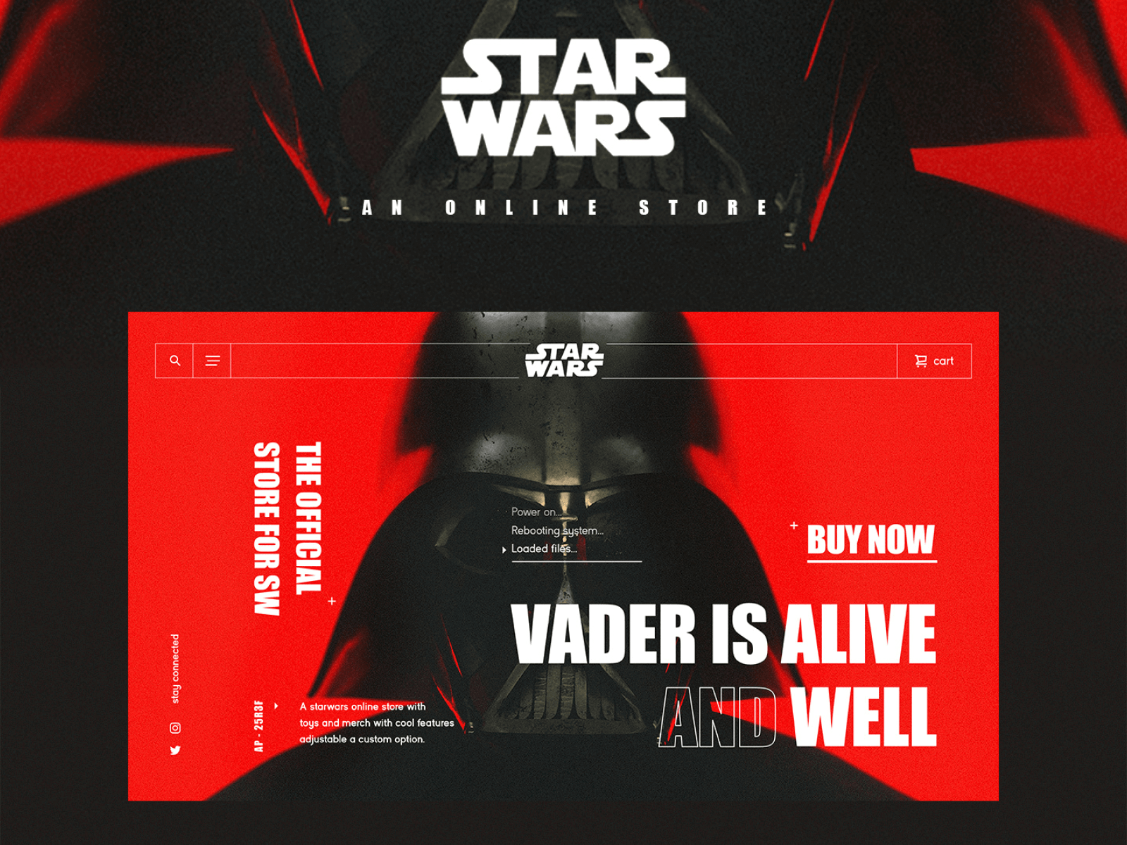 Star Wars online store concept (Case)
