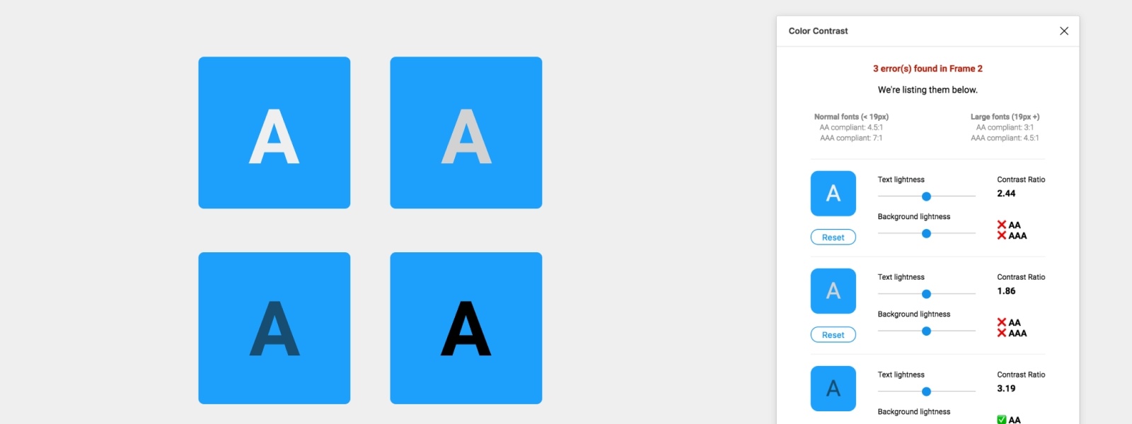 A11y - Color Contrast Checker